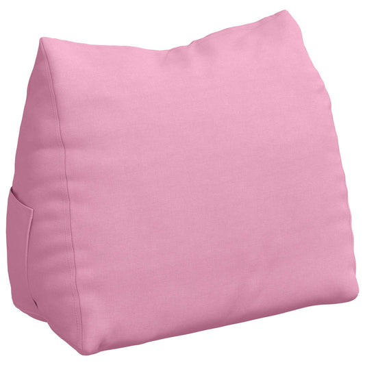 Polštář Na Záda Růžová 60 X 20 X 50 Cm Textil