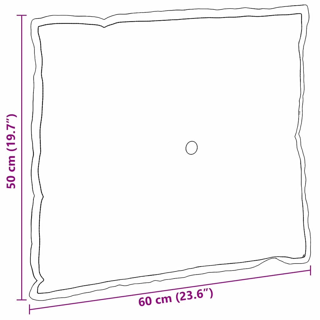 Polštář Na Záda Tmavě Zelená 60 X 50 Cm Žebrovaná Látka