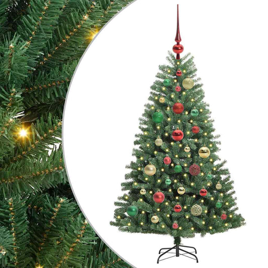 Umělý Skládací Vánoční Strom S Stojanem Zelená 120 Cm Pvc A Kov