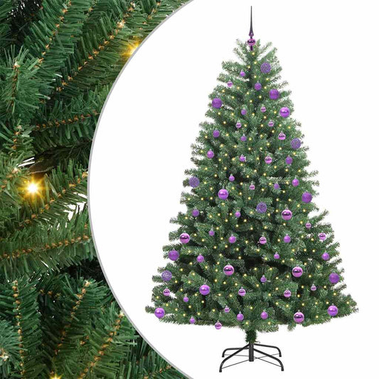 Umělý Skládací Vánoční Strom S Stojanem Zelená 180 Cm Pvc A Kov