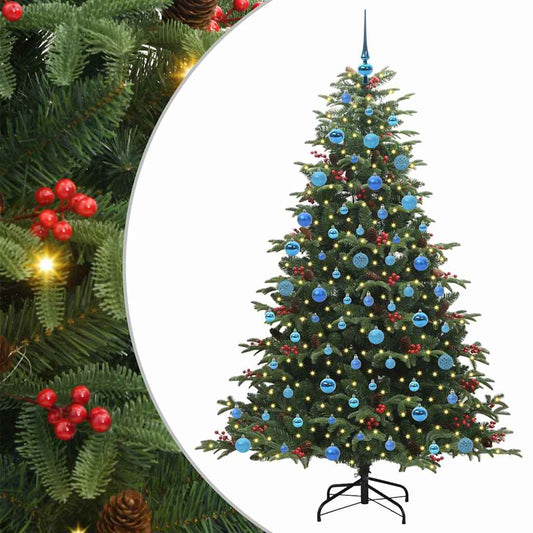 Umělý Vánoční Stromeček Zelená 180 Cm Pvc, Kov A Plast