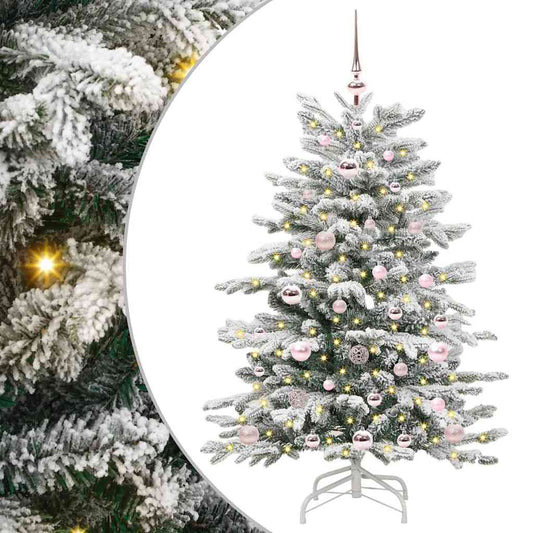 Umělý Skládací Vánoční Strom Bílá 120 Cm Pe A Pvc