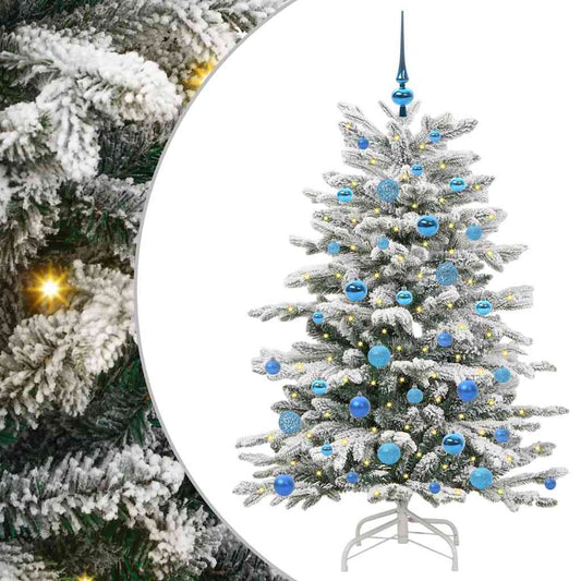 Umělý Skládací Vánoční Strom Bílá 150 Cm Pe A Pvc