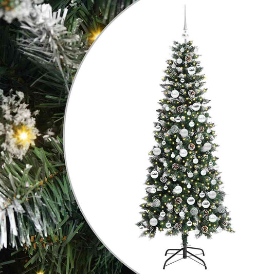 Umělý Vánoční Stromeček Zelená 180 Cm Pvc, Plast A Ocel