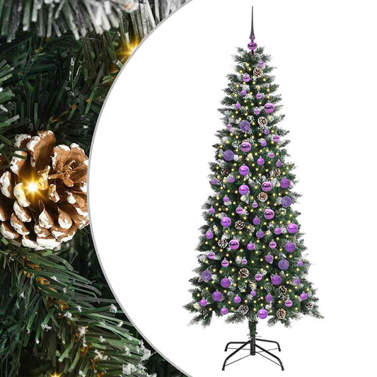 Umělý Vánoční Stromeček Zelená 180 Cm Pvc, Plast A Ocel