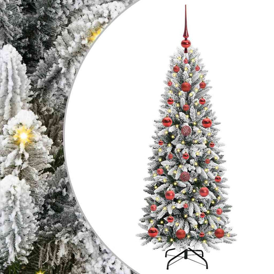 Umělý Vánoční Stromeček Bílá 120 Cm Pvc, Plast, Ocel A Pe