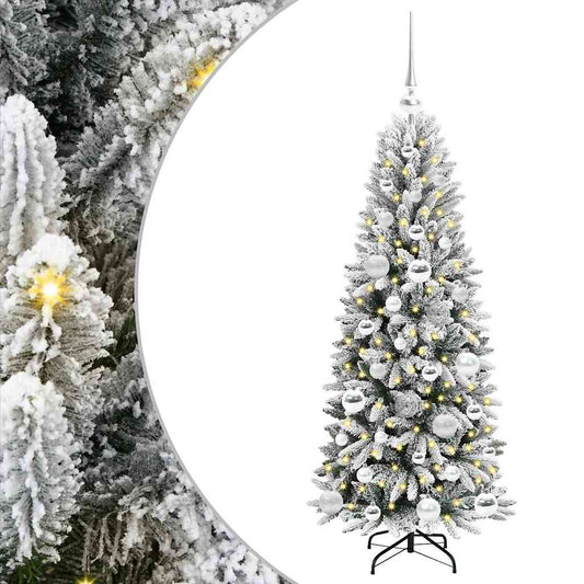 Umělý Vánoční Stromeček Bílá 120 Cm Pvc, Plast, Ocel A Pe