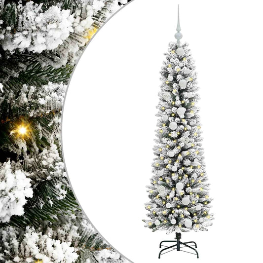 Umělý Vánoční Stromeček Bílá 150 Cm Pvc, Kov A Plast