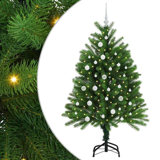 Vánoční Stromeček S 150 Led Diodami S Stojanem Zelená 120 Cm Pe
