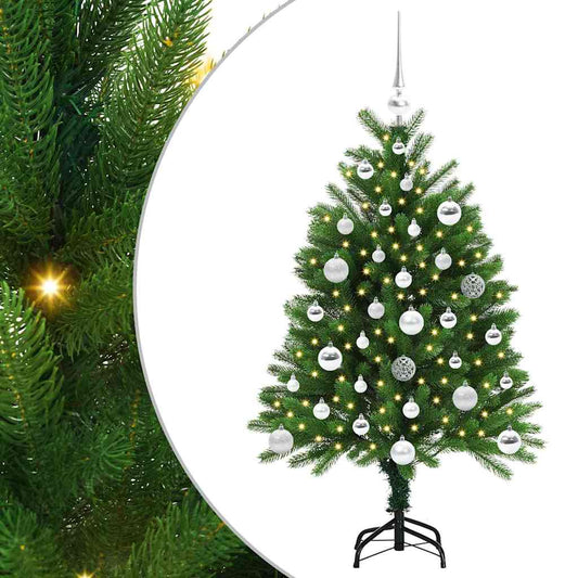 Vánoční Stromeček S 150 Led Diodami S Stojanem Zelená 120 Cm Pe