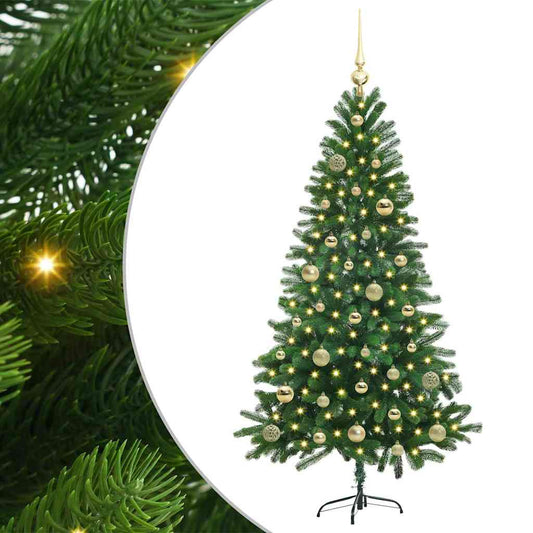 Vánoční Stromeček S 150 Led Diodami S Stojanem Zelená 150 Cm Pe