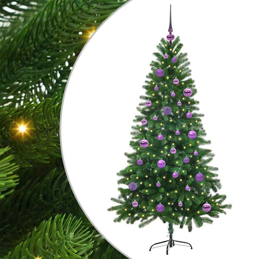 Vánoční Stromeček S 150 Led Diodami S Stojanem Zelená 150 Cm Pe