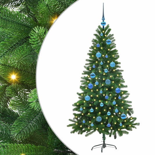 Vánoční Stromeček S 150 Led Diodami S Stojanem Zelená 150 Cm Pe