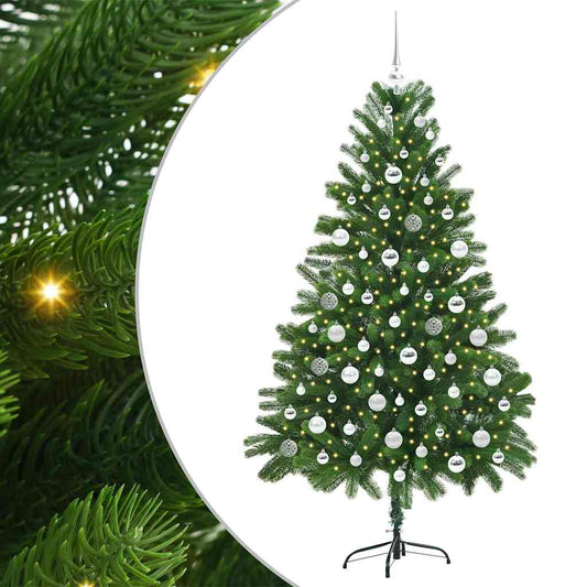 Vánoční Stromeček S 300 Led Diodami S Stojanem Zelená 180 Cm Pe