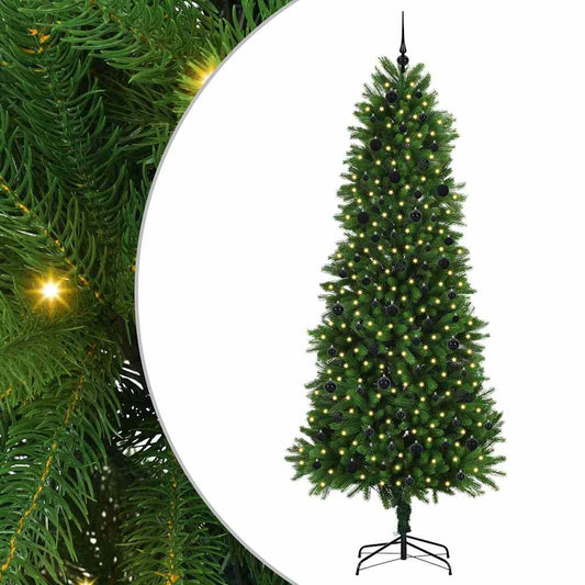Vánoční Stromeček S 300 Led Diodami S Stojanem Zelená 240 Cm Pe