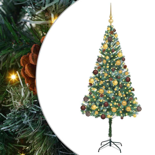 Umělý Vánoční Stromeček S Stojanem Zelená 180 Cm Pvc A Ocel