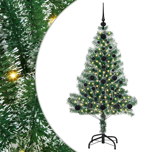 Umělý Vánoční Stromeček Se Sněhem A Led Osvětlením 120 Cm