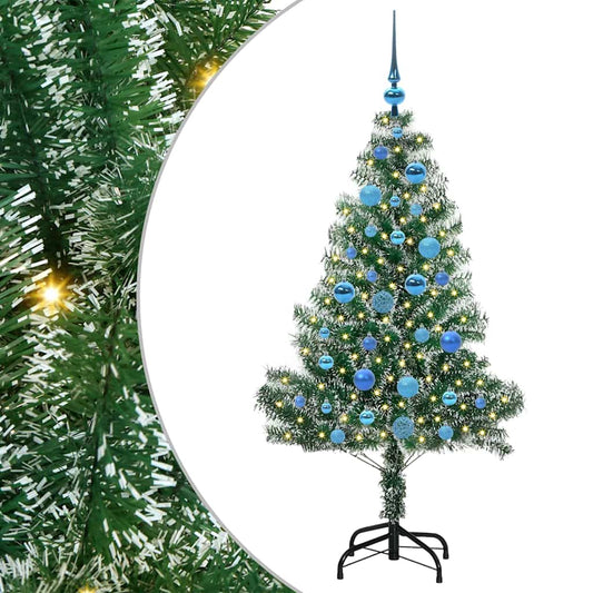 Umělý Vánoční Stromeček Se Sněhem A Led Osvětlením 150 Cm