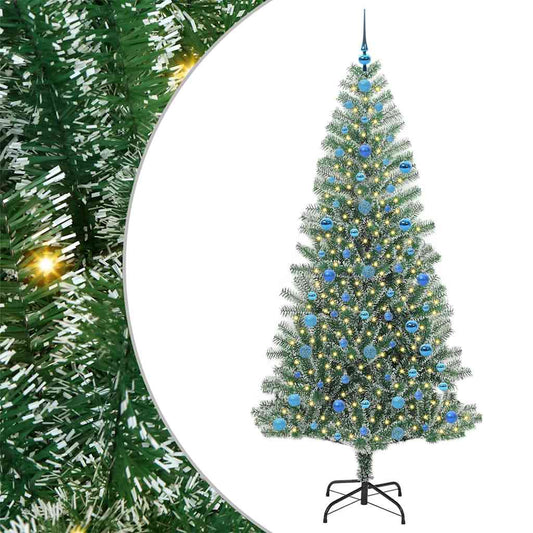 Umělý Vánoční Stromeček Se Sněhem A Led Osvětlením 210 Cm