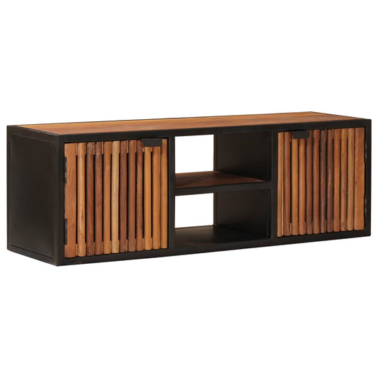 Ručně Vyrobená Tv Skříň 105 X 30 X 35 Cm Masivní Mangové Dřevo