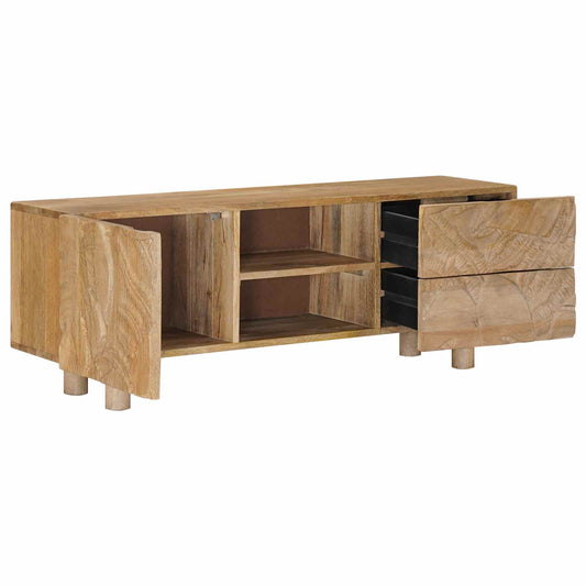 Televizní Skříň Se Zásuvkou S Policí Se Dveřmi 110 X 30 X 40 Cm
