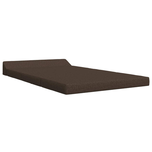 Skládací Pohovka Postel Taupe 120 X 60 X 49 Cm Textil