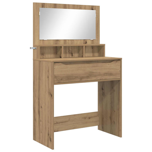Toaletní Stolky Do Ložnice Artisanový Dub 80 X 39,6 X 135 Cm