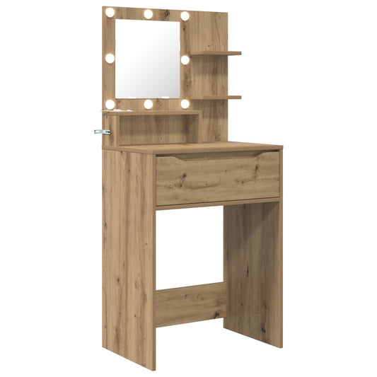 Toaletní Stolky Do Ložnice Artisanový Dub 80 X 39,6 X 135 Cm