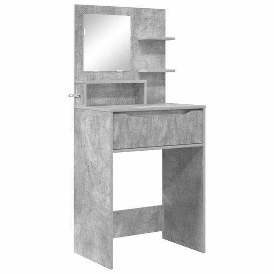 Toaletní Stolky Do Ložnice Betonově Šedá 80 X 39,6 X 135 Cm