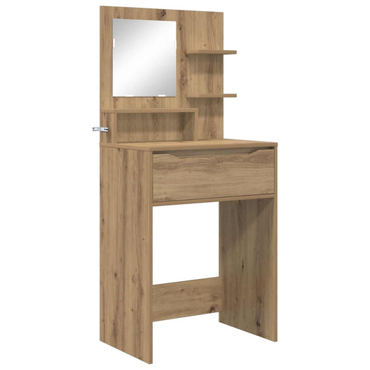Toaletní Stolky Do Ložnice Artisanový Dub 80 X 39,6 X 135 Cm