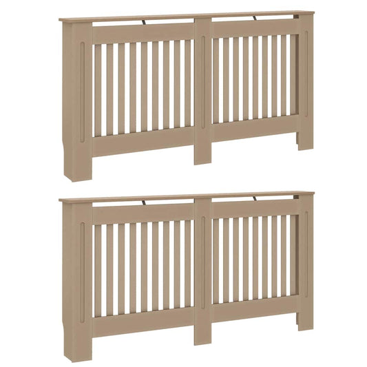Kryt Radiátoru 2 Pcs Dub Sonoma 152 X 19 X 81,5 Cm