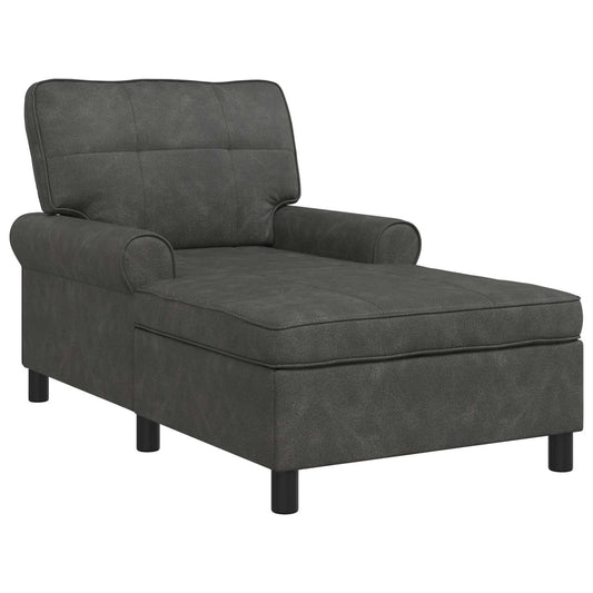 Chaise Lounge Umělá Kůže 91 X 157 X 91 Cm