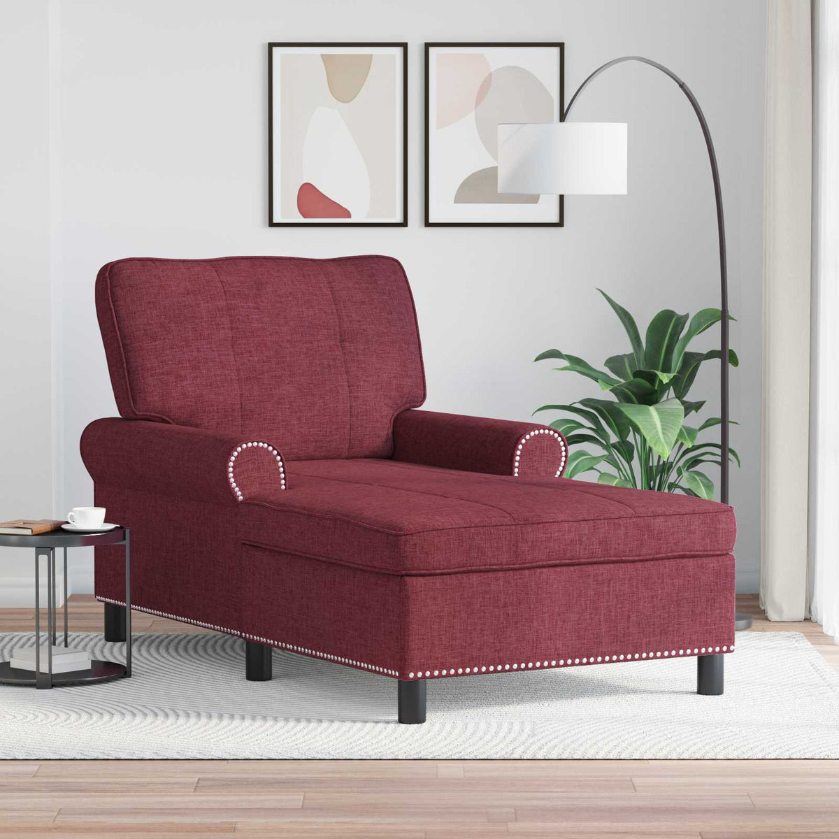 Chaise Lounge Textil 91 X 157 X 91 Cm