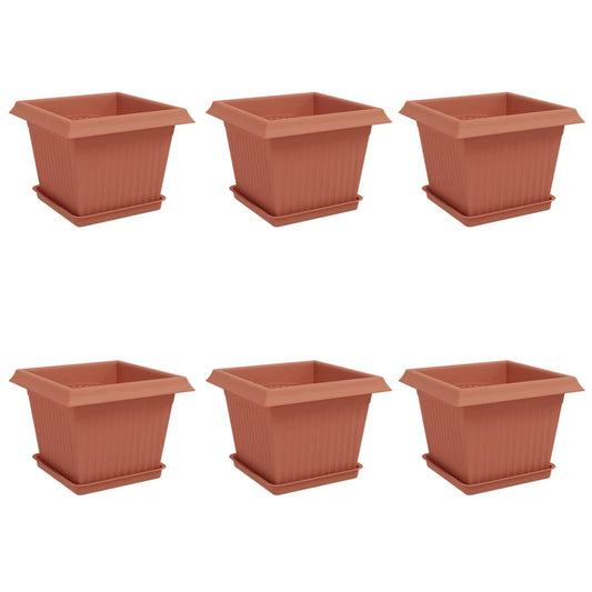 Květináče 6 Ks Plast