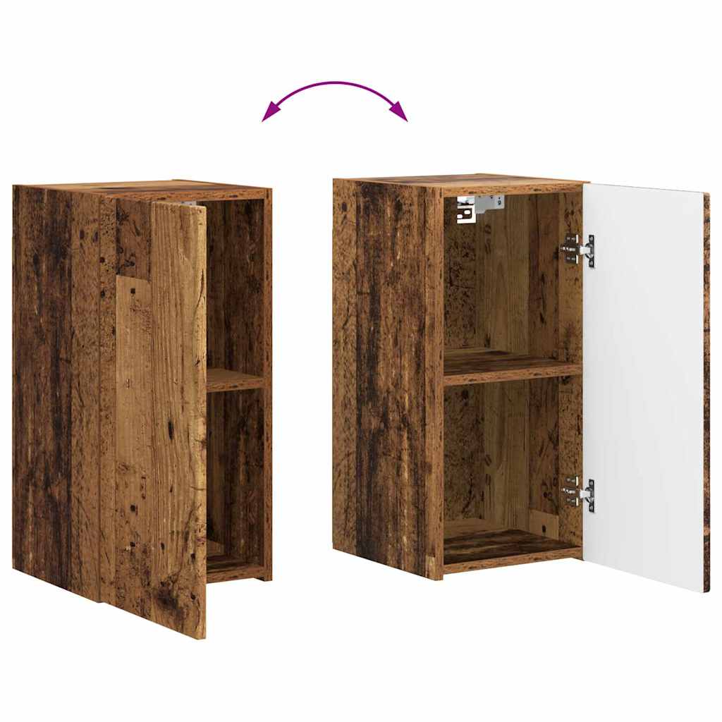 Tv Wall Cabinet 30 X 31 X 60 Cm Staré Dřevo Kompozitní Dřevo
