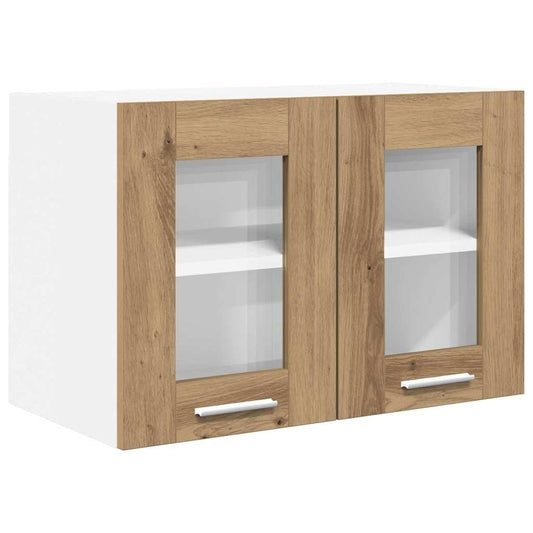 Závěsná Skříňka Artisanový Dub 60 X 31 X 40 Cm Kompozitní Dřevo