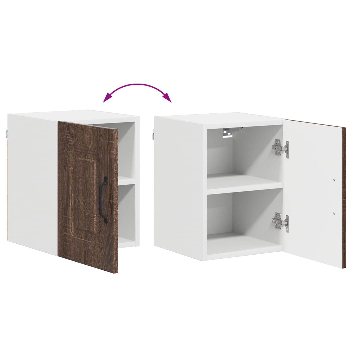 Krycí Deska Myčky Na Nádobí Kalmar 2 Pcs Hnědý Dub