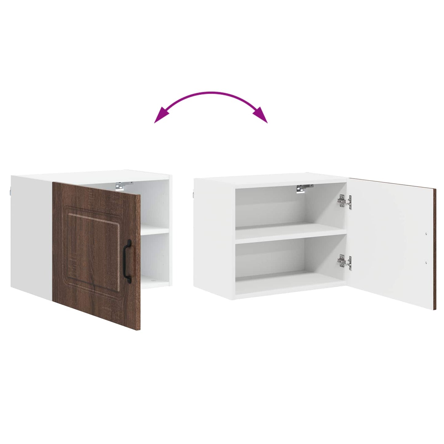 Krycí Deska Myčky Na Nádobí Kalmar 2 Pcs Hnědý Dub