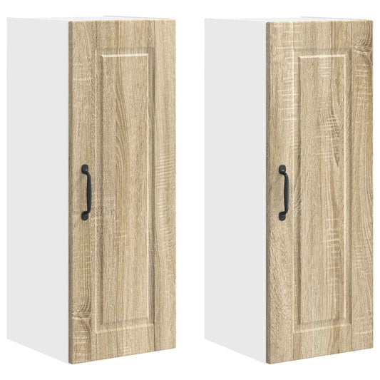 Nástěnná Skříňka Porto 2 Pcs Sonoma Dub Kompozitní Dřevo