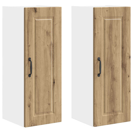 Nástěnná Skříňka Porto 2 Pcs Artisanový Dub Kompozitní Dřevo