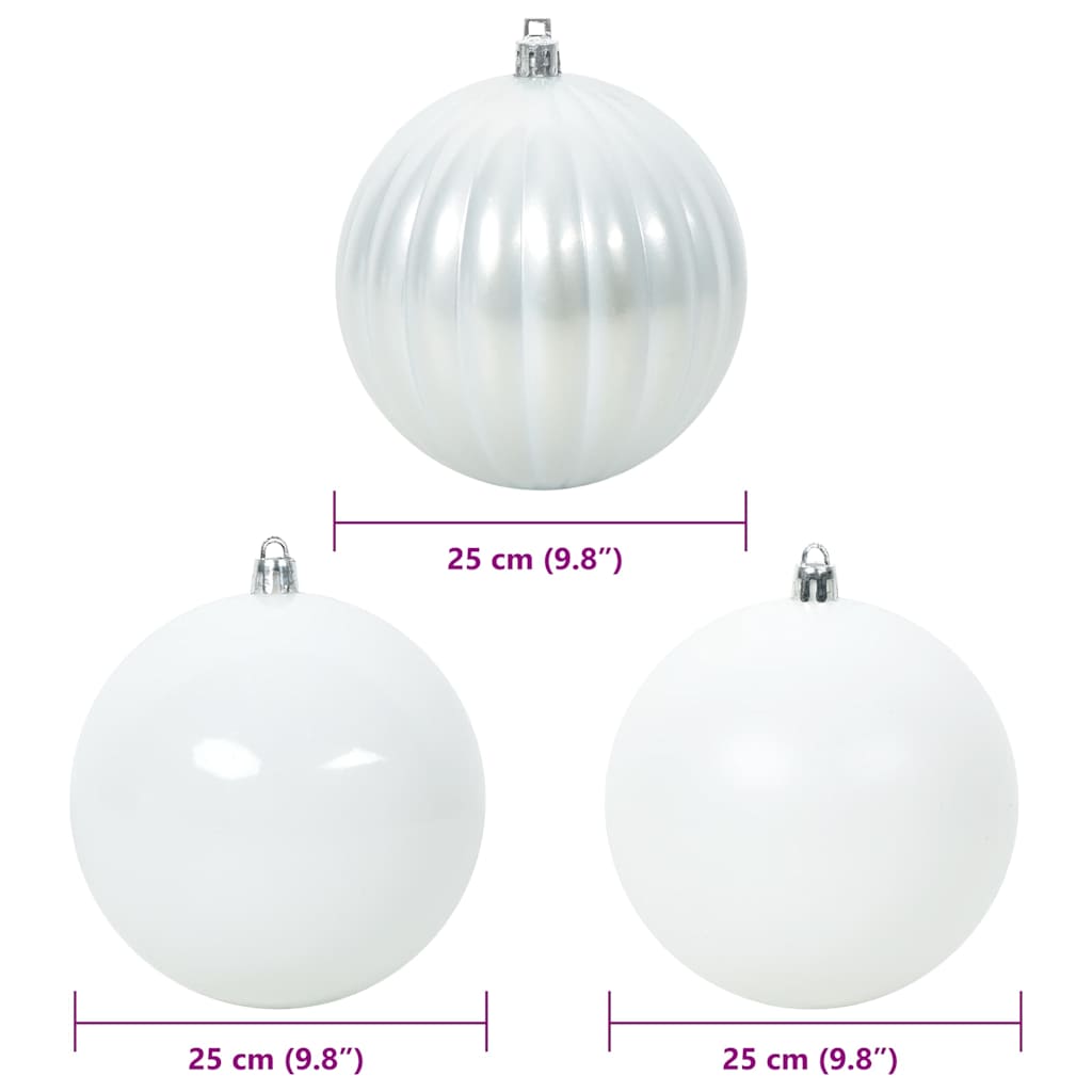Sada Vánočních Ozdob Xxl 3 Ks Plast