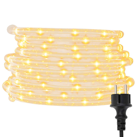 Světelný Provaz S 2400 Led Diodami Teplá Bílá 100 M Pvc