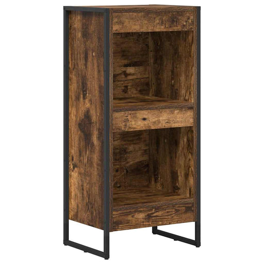 Knihovna 40 X 30 X 86,5 Cm Kompozitní Dřevo Kouřový Dub