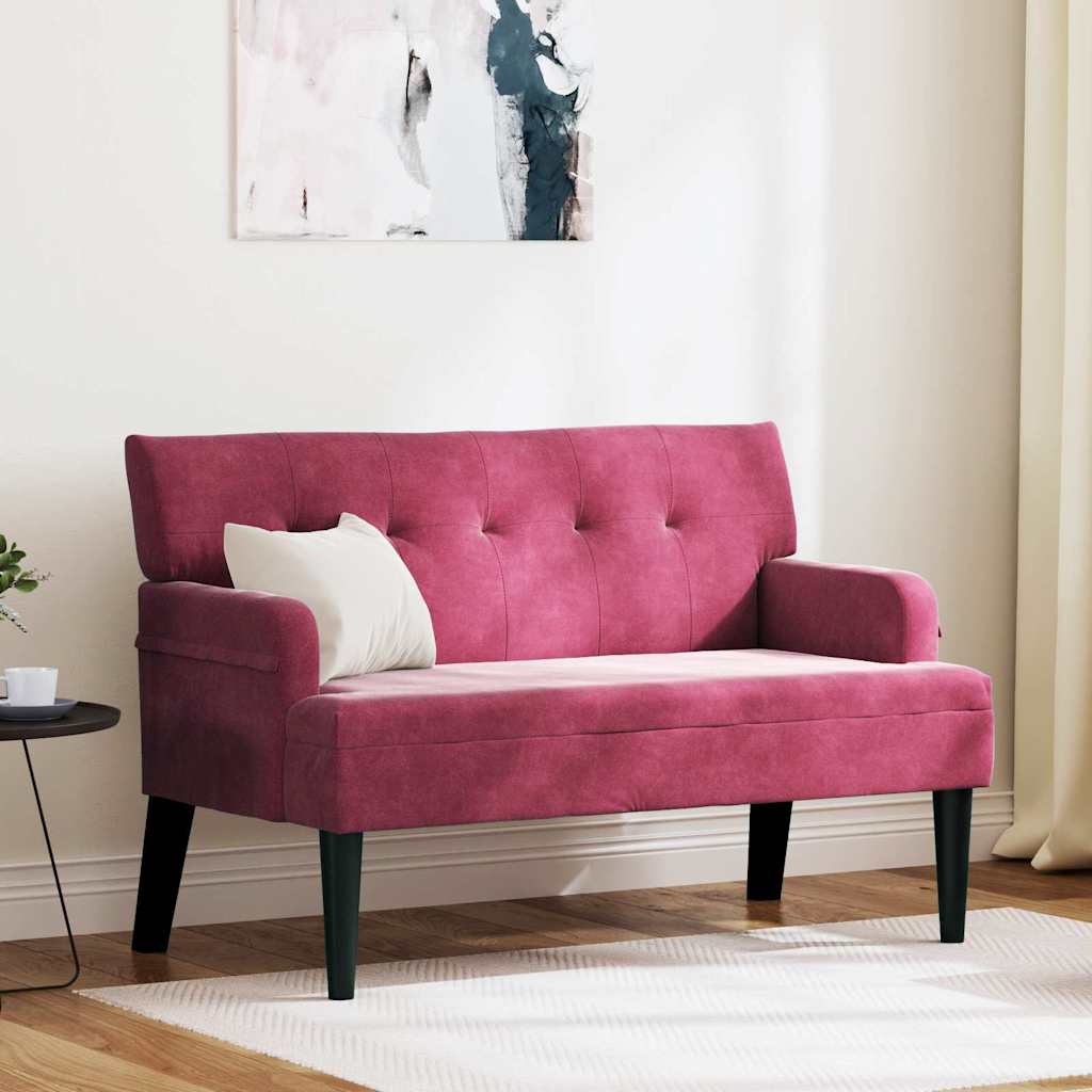 Chesterfield Lavice 112 X 65,5 X 75 Cm Samet