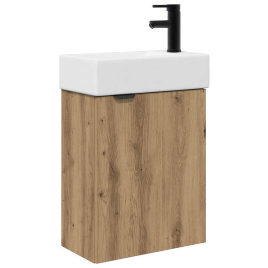 Koupelnová Skříňka S Baterií Dub Artisan 45,5 X 22,5 X 84 Cm