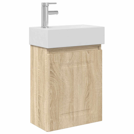 Koupelnová Skříňka S Baterií Dub Sonoma 45,5 X 22,5 X 84 Cm