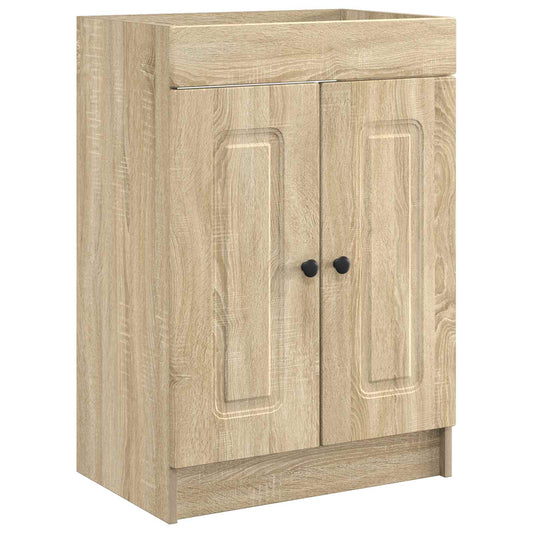 Koupelnová Skříňka Pod Umyvadlo Dub Sonoma 56 X 37,5 X 81 Cm