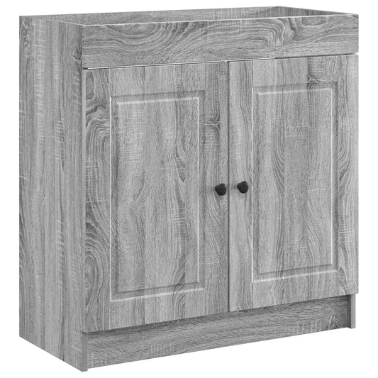 Koupelnová Skříňka Pod Umyvadlo Šedý Sonoma 78,5 X 37,5 X 81 Cm