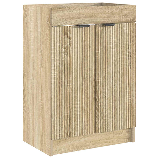 Koupelnová Skříňka Pod Umyvadlo Dub Sonoma 56 X 37,5 X 81 Cm
