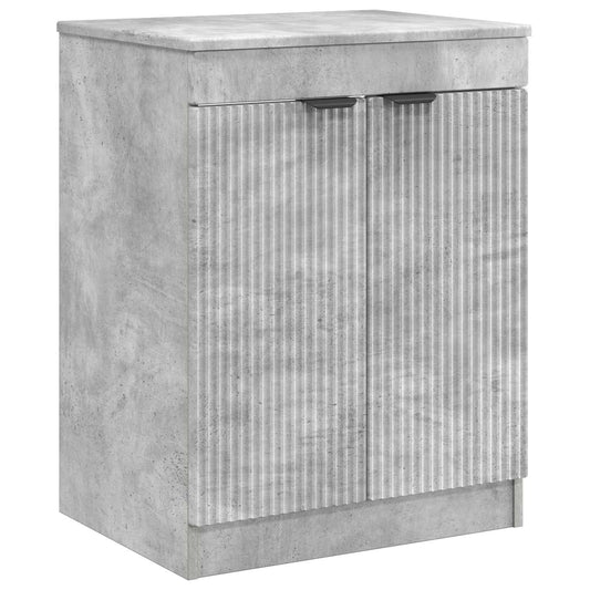 Koupelnová Skříň Betonově Šedá 54 X 41 X 70 Cm Kompozitní Dřevo